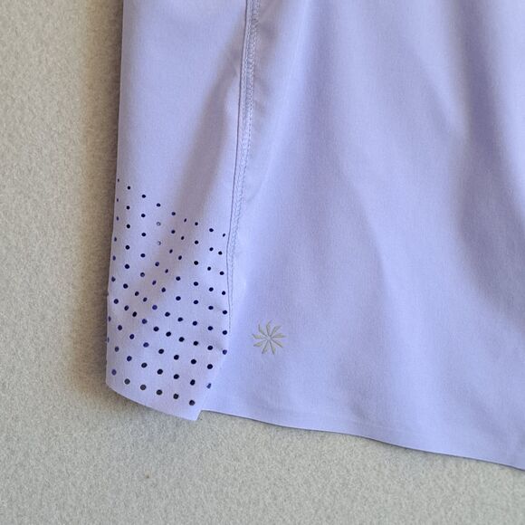 Athleta Hustle 3 Shorts Periwinkle Purple Women’s Size 2X Running Activewear - Picture 10 of 12